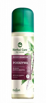 Сухой шампунь для волос Farmona Herbal Care Крапива, 180 мл